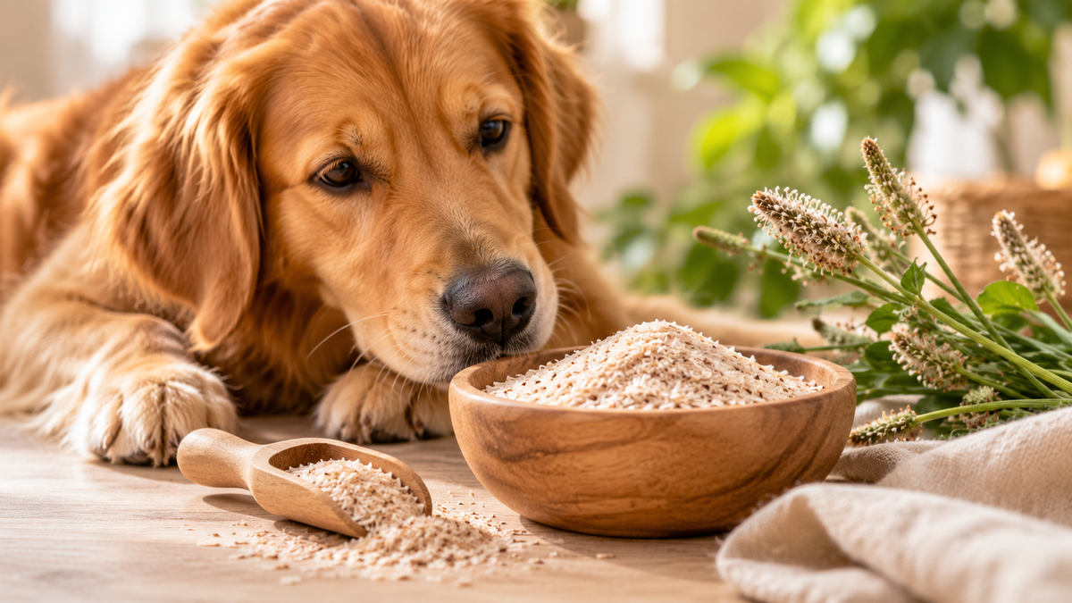 Flohsamenschalen für Hunde: Wirkung auf Darm & Verdauung