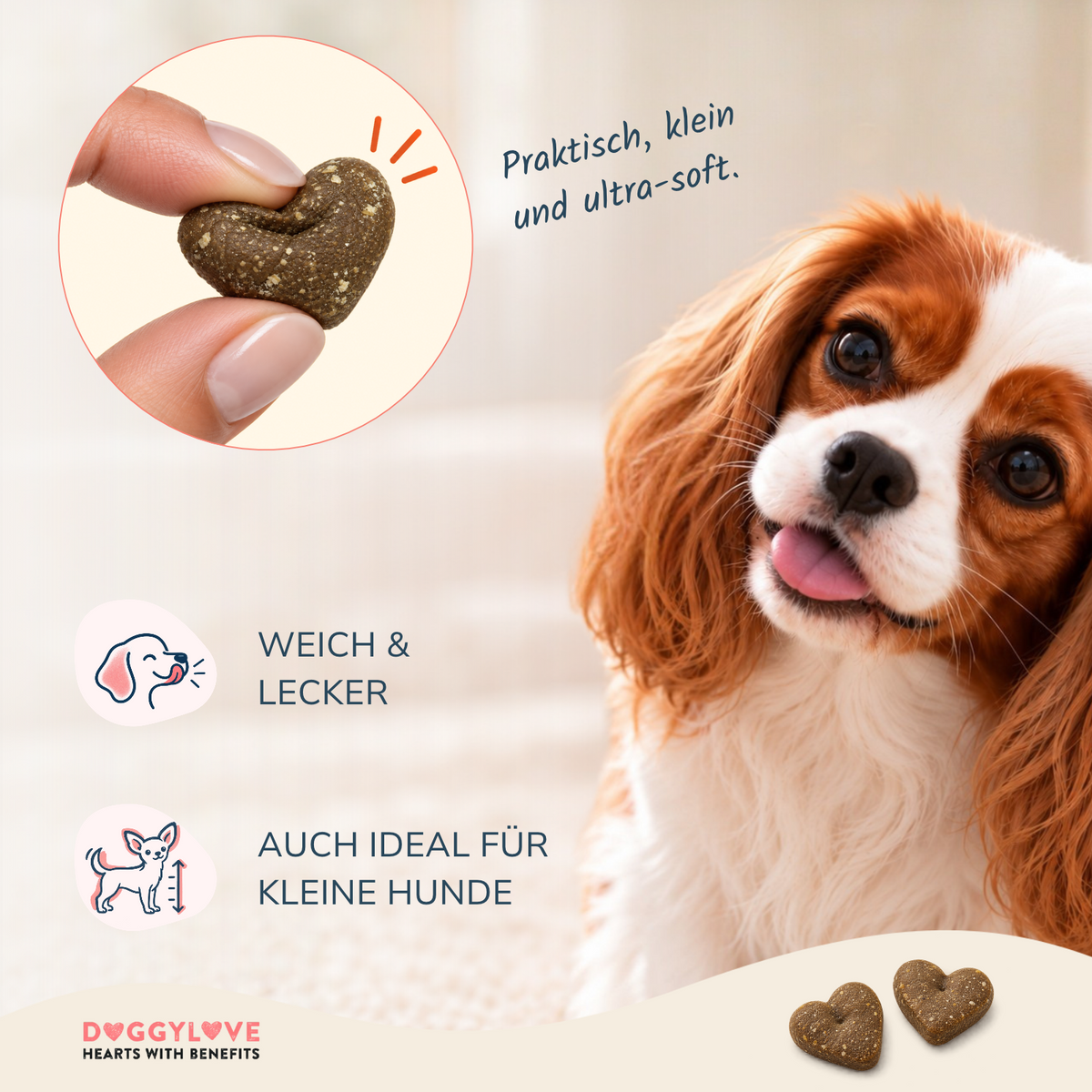 happy tummy, extra weicher softsnack für hunde.