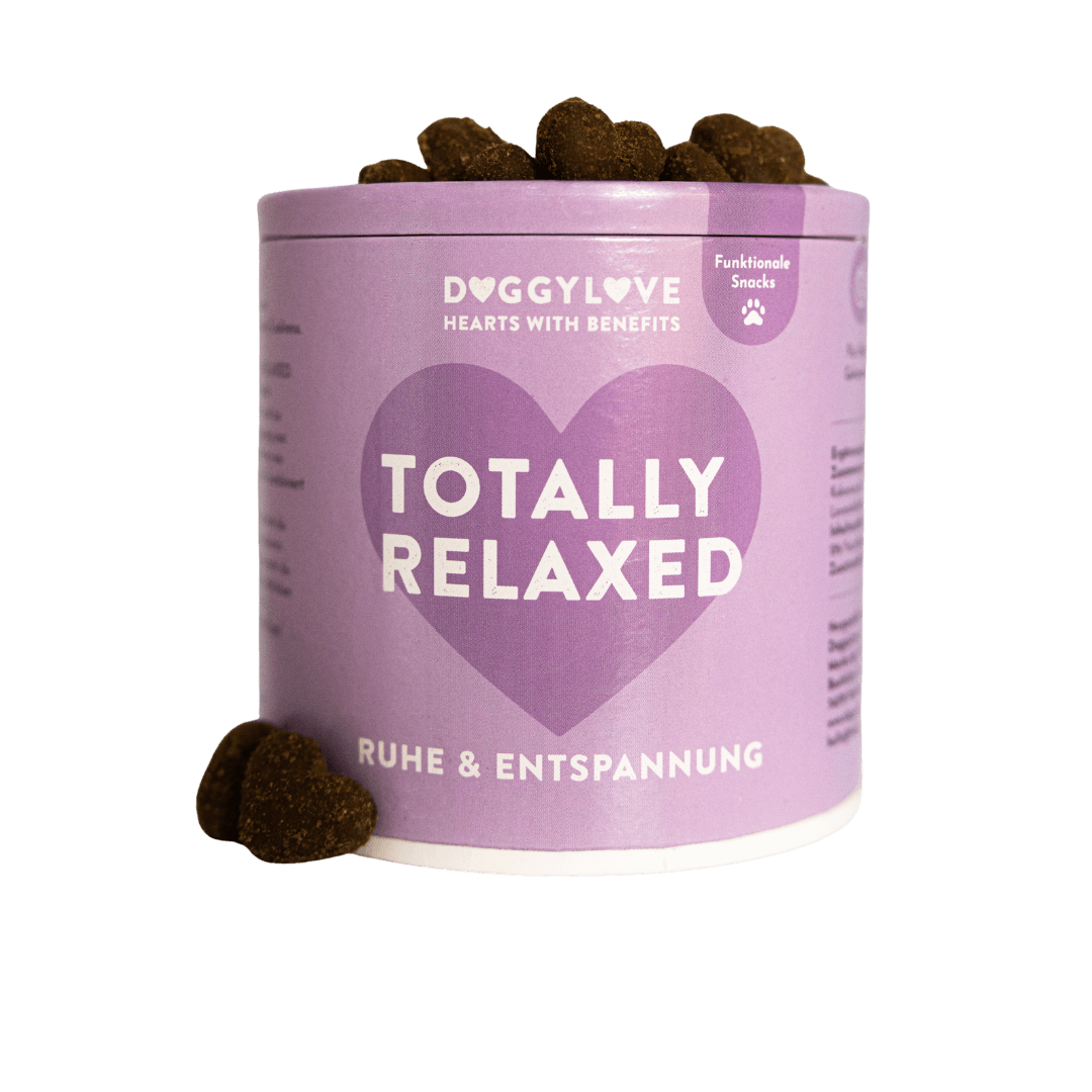 TOTALLY RELAXED Hundesnacks mit Huhn von DoggyLove – Beruhigung & Entspannung für gestresste Hunde