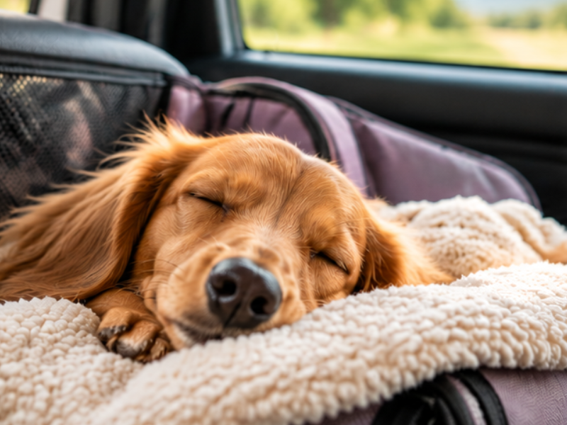 Entspannt unterwegs - Autofahrten mit Hund