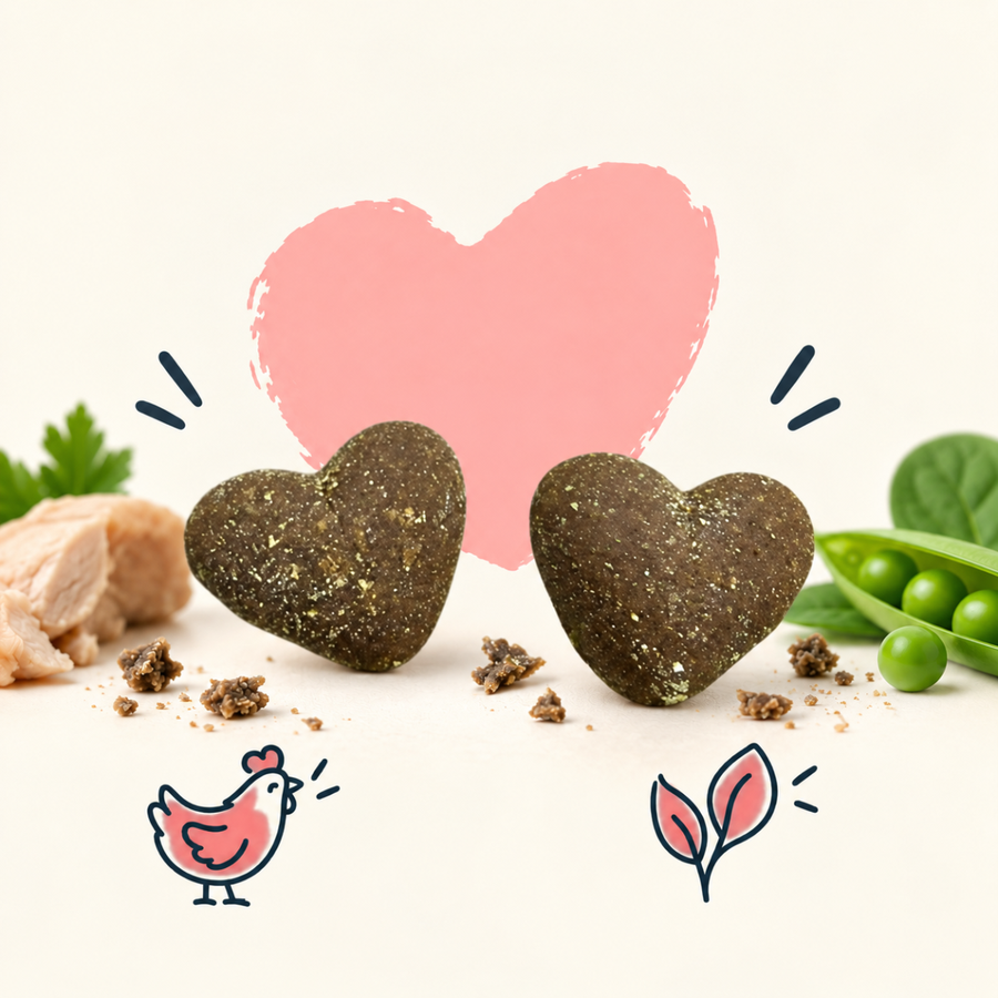 Huhn oder vegan
